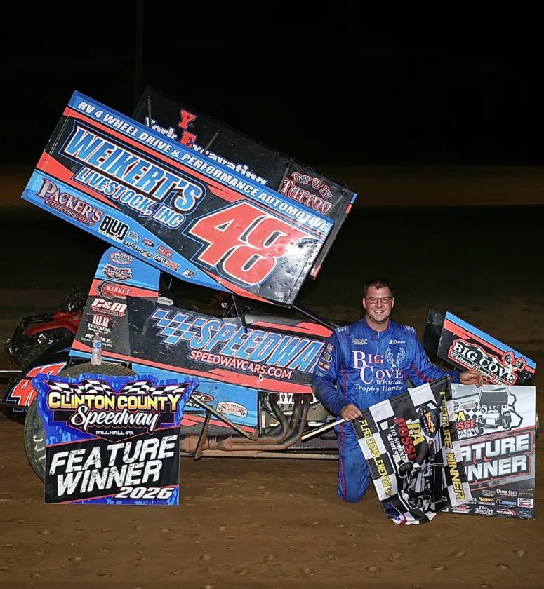 Dietrich earns win at Clinton for the PA Posse 410 sprint series